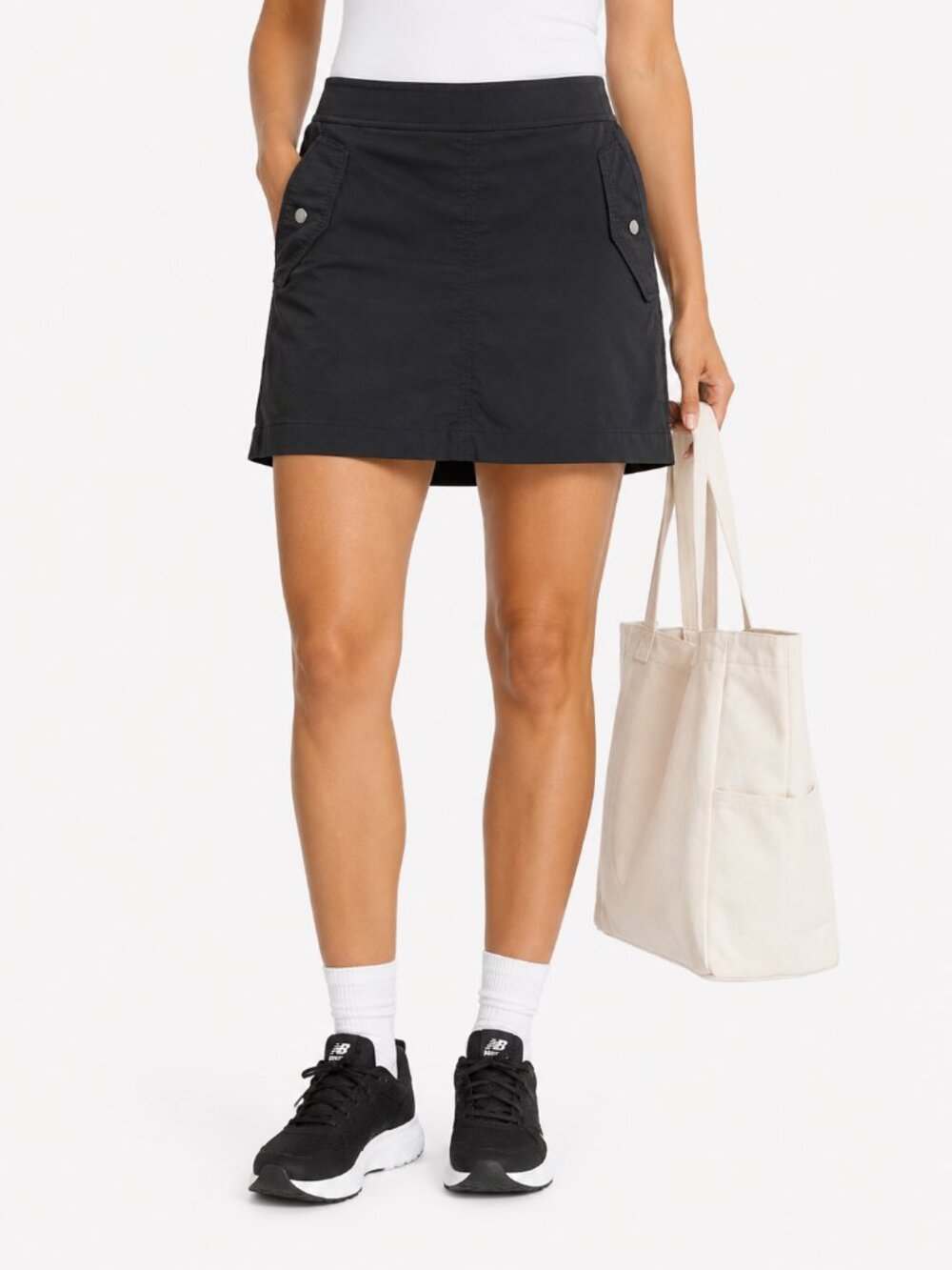 Athleta Black Performance Skort with Built-In Shorts Size 6